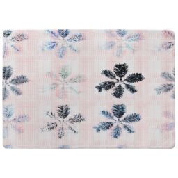 Benjamin Tate Design Colorful Pine Leaves Designer Rug in Natural - Size: Large