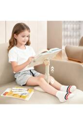 Living and Home Adjustable Book Stand & Reading Holder for Books, Tablets, Laptops in White - thumbnail 7