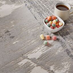 The Rug Shop UK Blue Modern Abstract Easy To Clean Area Ivory Rug - Size: 160 cm x 220 cm - thumbnail 7