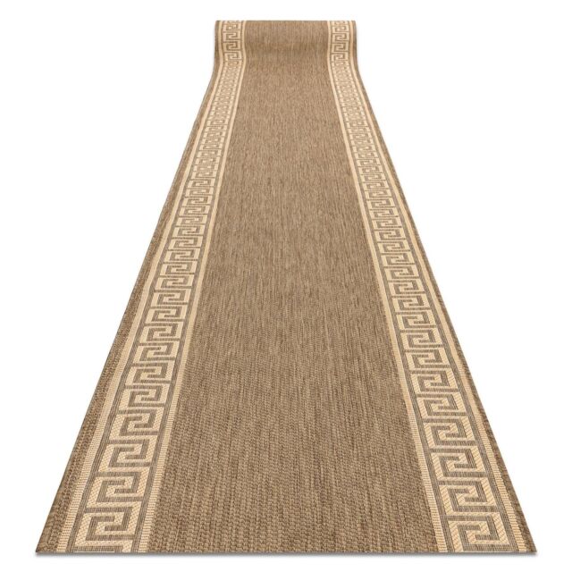 RugsX Sizal Floorlux Runner in Brown - Size: 200 cm x 210 cm - image 1