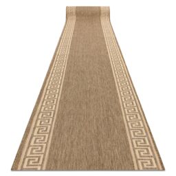 RugsX Sizal Floorlux Runner in Brown - Size: 200 cm x 210 cm - thumbnail 1