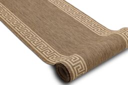 RugsX Sizal Floorlux Runner in Brown - Size: 200 cm x 210 cm - thumbnail 3