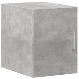 Berkfield Home Slim Storage Cabinet Concrete Grey 30x42.5x225 cm Engineered Wood - thumbnail 5