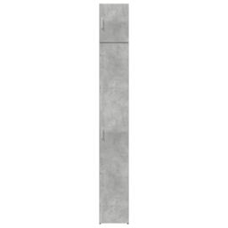 Berkfield Home Slim Storage Cabinet Concrete Grey 30x42.5x225 cm Engineered Wood - thumbnail 4