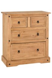 Seconique Corona 2+2 Drawer Chest in Natural - thumbnail 2