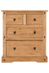 Seconique Corona 2+2 Drawer Chest in Natural - thumbnail 4