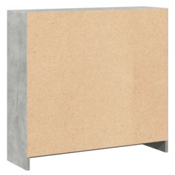 Berkfield Home Bookshelf Concrete Grey 80x24x75 cm Engineered Wood - Size: 80 x 24 x 75 cm - thumbnail 7