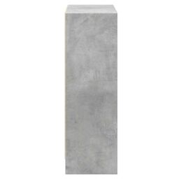 Berkfield Home Bookshelf Concrete Grey 80x24x75 cm Engineered Wood - Size: 80 x 24 x 75 cm - thumbnail 6