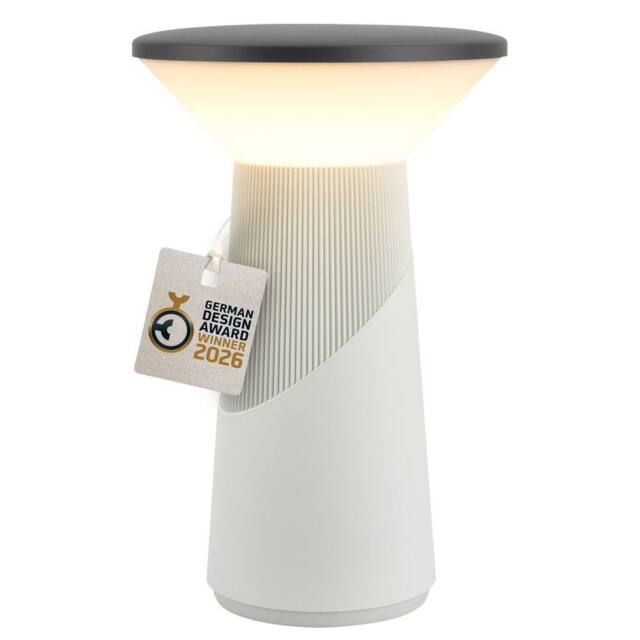 BRILONER Grey LED Table Lamp Rechargeable Light German Design Award Winner - image 1
