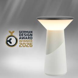 BRILONER Grey LED Table Lamp Rechargeable Light German Design Award Winner - thumbnail 8