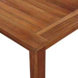 Berkfield Home Garden Table 150x90x74 cm Solid Acacia Wood in Brown - Size: 150 x 90 x 74 cm - thumbnail 3