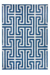 Origin Greek Key Navy/Grey in Navy - Size: 80 cm x 150 cm - thumbnail 2