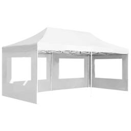 Berkfield Home Professional Folding Party Tent with Walls Aluminium 6x3 m White - thumbnail 2