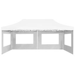Berkfield Home Professional Folding Party Tent with Walls Aluminium 6x3 m White - thumbnail 5