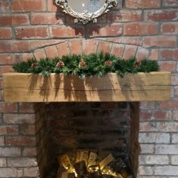 Samuel Alexander 90cm Deluxe Princess Green Christmas Garland Swag with Pinecones - thumbnail 1