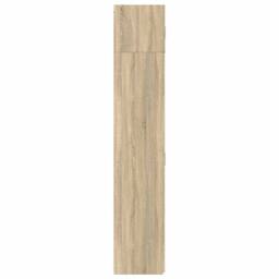 Berkfield Home Storage Cabinet Sonoma Oak 70x42.5x225 cm Engineered Wood in Light Tan - thumbnail 7