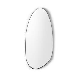 Cheshire Oblique Black Metal 95cm Wall Mirror - thumbnail 3