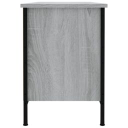 Berkfield Home Shoe Cabinet Grey Sonoma 100x35x50 cm Engineered Wood - Size: 100 x 35 x 50 cm - thumbnail 6