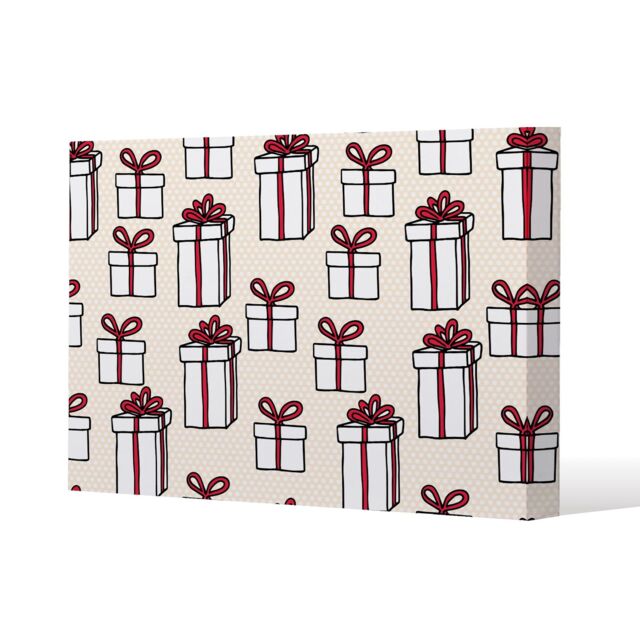Benjamin Tate Design Simple pattern (canvas) / 101 x 77 x 4cm in Natural - Size: 101 x 77 x 4 cm - image 1