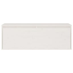 Berkfield Home TV Cabinets 3 pcs White Solid Wood Pine - thumbnail 6