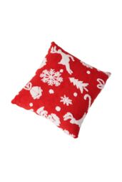 Living and Home 2Pcs Christmas Theme Decorative Throw Pillows - Size: 45 cm x 45 cm - thumbnail 6