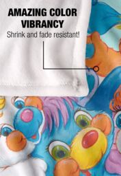 Hasbro Popples Group Shot Silky Touch Super Soft Throw Blanket 152 X 127 cm in White - thumbnail 4