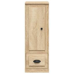 Berkfield Home Highboard Sonoma Oak 36x35.5x103.5 cm Engineered Wood in Light Oak - thumbnail 5