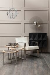Orsina Kensington Townhouse Rounded Pendant Light in Silver - thumbnail 4