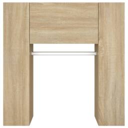 Berkfield Home Hallway Cabinet Sonoma Oak 97.5x37x99 cm Engineered Wood in Light Brown - thumbnail 7