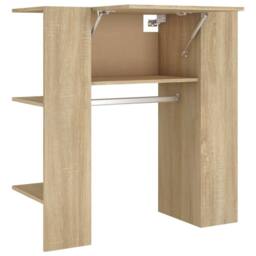 Berkfield Home Hallway Cabinet Sonoma Oak 97.5x37x99 cm Engineered Wood in Light Brown - thumbnail 3