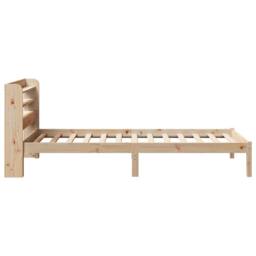 Berkfield Home Bed Frame without Mattress 90x200 cm Solid Wood Pine in Natural - thumbnail 5