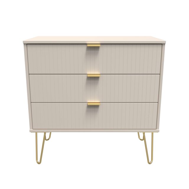 Ready Assembled 2 U Bexley 3 Drawer Chest (Ready Assembled) in Taupe - image 1