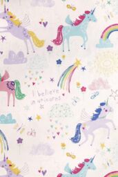 Bedlam 'Rainbow Unicorn' Childrens Duvet Cover Set - Size: Double - thumbnail 4