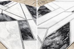 RugsX Exclusive Emerald Runner in Black - Size: 80 cm x 150 cm - thumbnail 4