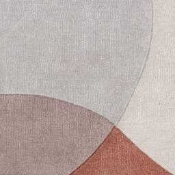 THE RUGS Ted Baker Hackney Wool Rug Clarissa Handwoven Abstract Living Room Rug in Blue - Size: 200 cm diameter - thumbnail 7