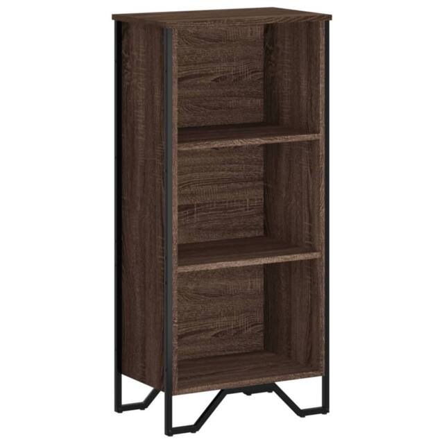 Berkfield Home Bookcase Brown Oak 50x31x106 cm Engineered Wood - Size: 50 x 31 x 106 cm - image 1