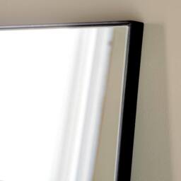 Yearn Mirrors Large Full Length Minimal Mirror Black 180x110cm - Size: 180x110 cm - thumbnail 3