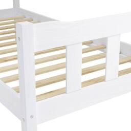 Lemon Pavilion Furniture Havana Single Bed Frame (Pack of 2) - Pine/Metal - L200.8xW99xH96 cm in White - thumbnail 4