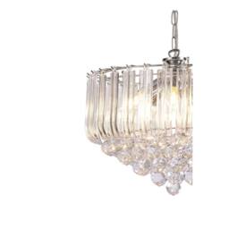 Netlighting Lana Ceiling Pendant with Acrylic Spheres 5 Light E14 Polished Chrome in Silver - thumbnail 5
