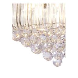 Netlighting Lana Ceiling Pendant with Acrylic Spheres 5 Light E14 Polished Chrome in Silver - thumbnail 7