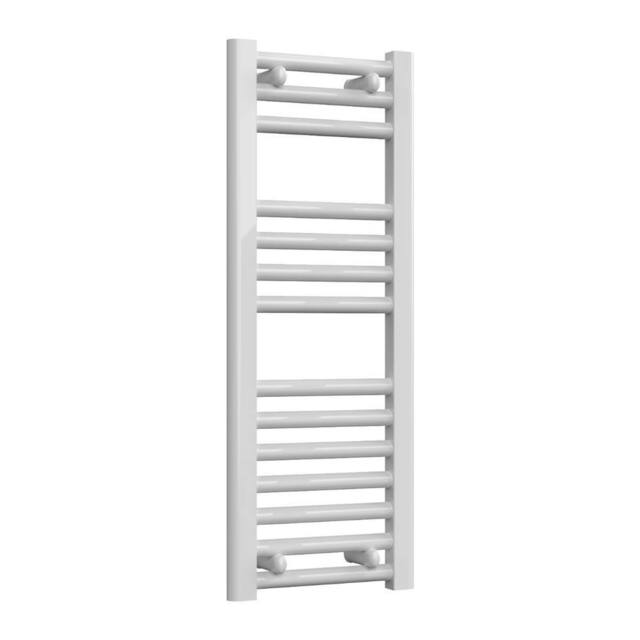 Bathroom Kingdom Diva White Straight Heated Towel Rail 800x300 - image 1