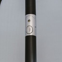 OUTSUNNY 2.5m Round Curved Adjustable Parasol Sun Umbrella Metal Pole in Light Grey - thumbnail 8