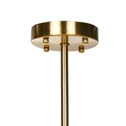 Wyld and Coco 80cm Glass Chandelier Pendant - Brass Glamour in Bronze - thumbnail 8