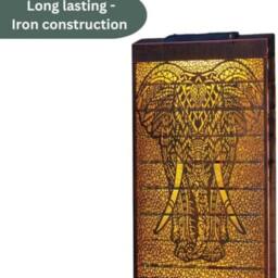 Marco Paul Solar LED Wall Panel - Elephant in Bronze - Size: 50 cm - thumbnail 9
