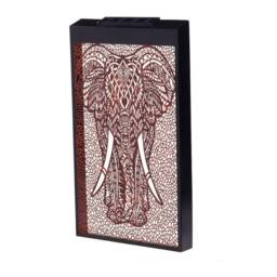Marco Paul Solar LED Wall Panel - Elephant in Bronze - Size: 50 cm - thumbnail 3