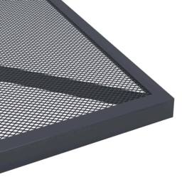 Berkfield Home Garden Table Anthracite 50x50x72 cm Steel Mesh in Charcoal - Size: 50 x 50 x 72 cm - thumbnail 5