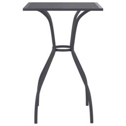 Berkfield Home Garden Table Anthracite 50x50x72 cm Steel Mesh in Charcoal - Size: 50 x 50 x 72 cm - thumbnail 1