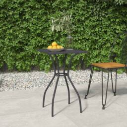Berkfield Home Garden Table Anthracite 50x50x72 cm Steel Mesh in Charcoal - Size: 50 x 50 x 72 cm - thumbnail 2