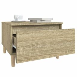 Berkfield Home Side Tables 2 pcs Sonoma Oak 50x46x35 cm Engineered Wood in Brown - Size: 50 x 46 x 35 cm - thumbnail 6