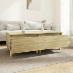 Berkfield Home Side Tables 2 pcs Sonoma Oak 50x46x35 cm Engineered Wood in Brown - Size: 50 x 46 x 35 cm - thumbnail 3